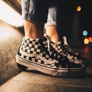 checkered vans